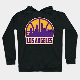 Los Angeles Basketball Skyline Hoodie